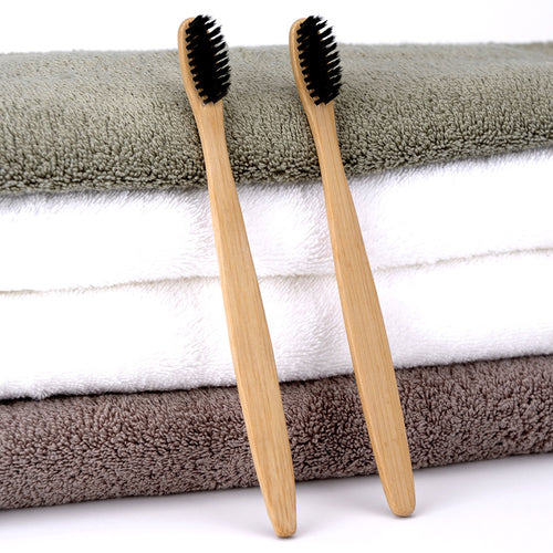 Charcoal Infused Bamboo Toothbrush