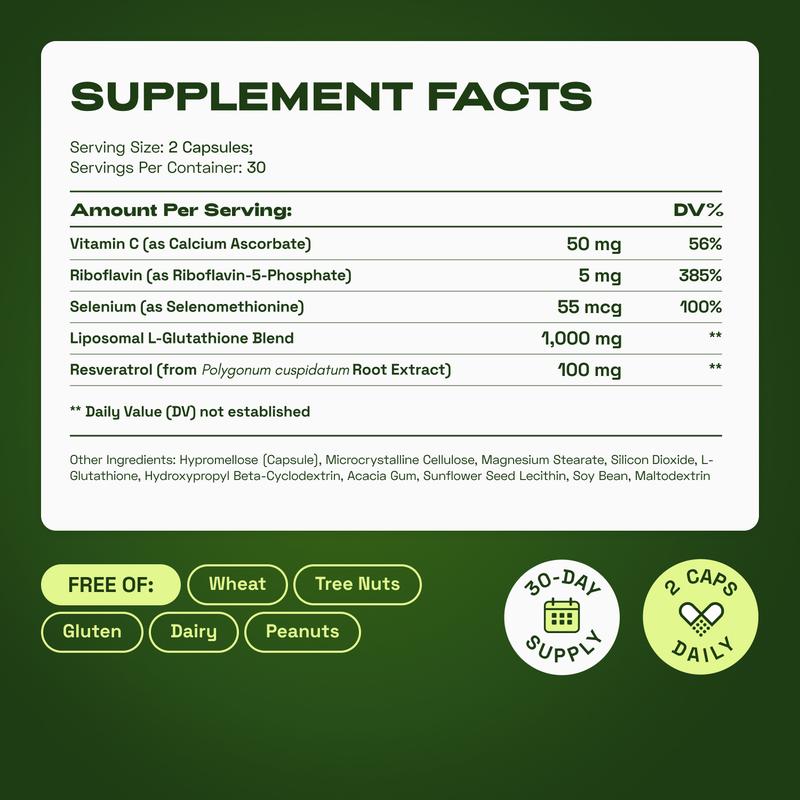 Valeon® Liposomal Glutathione Capsules